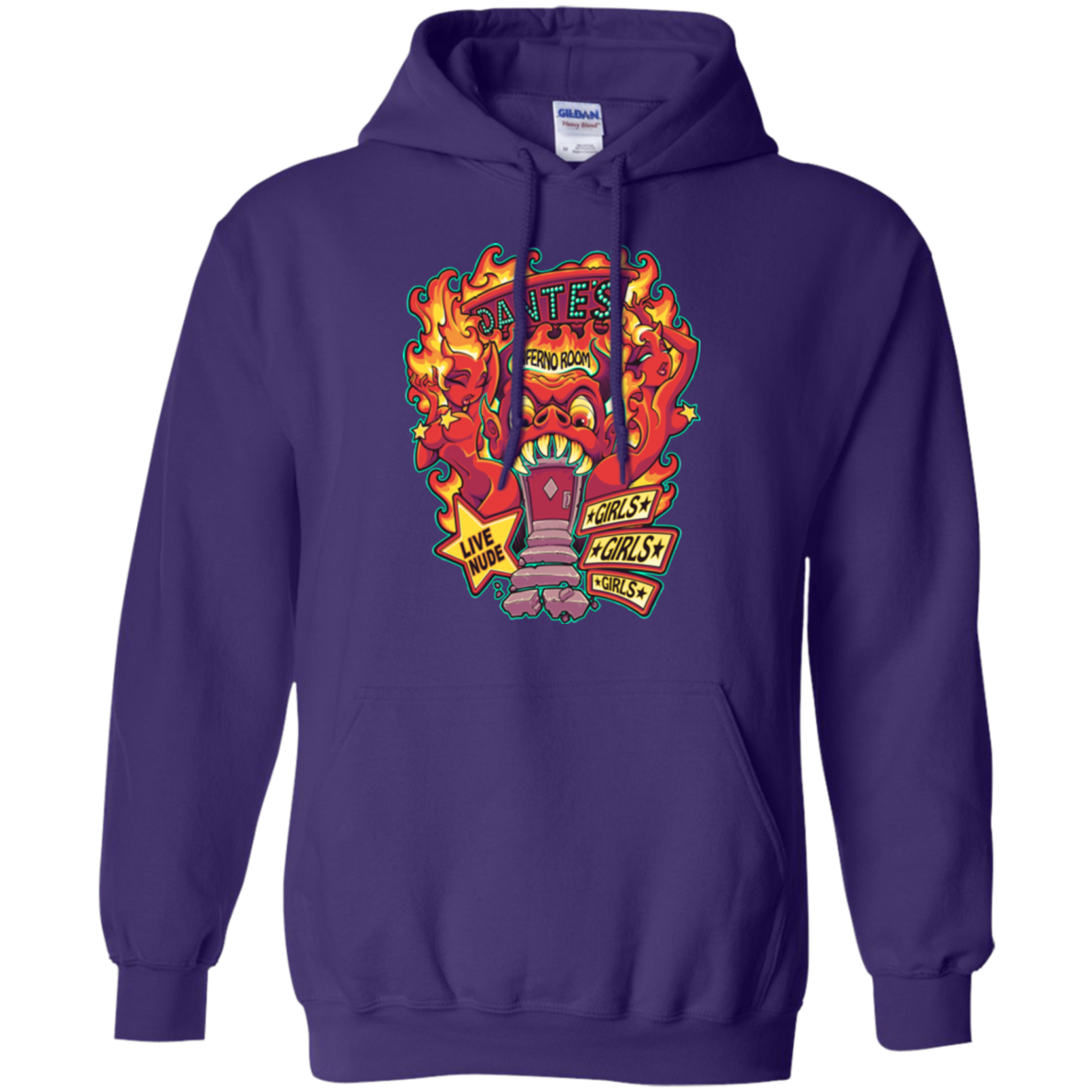 Dantes Inferno Room Pullover Hoodie