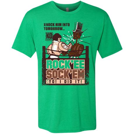 Rockee Sockem Men's Triblend T-Shirt