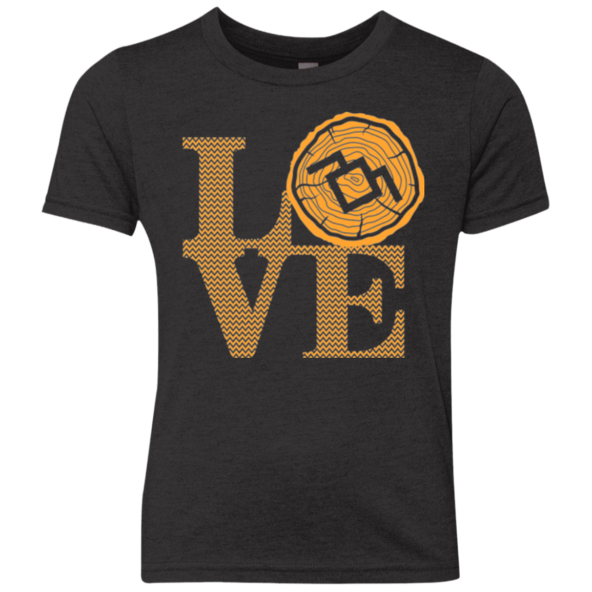 LOVE TWIN PEAKS Youth Triblend T-Shirt
