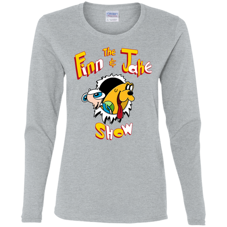 The Finn and Jake Show Women's Long Sleeve T-Shirt