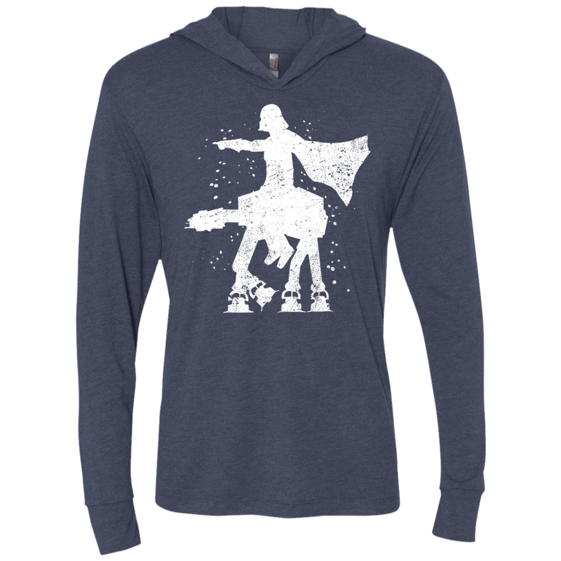To Hoth Triblend Long Sleeve Hoodie Tee