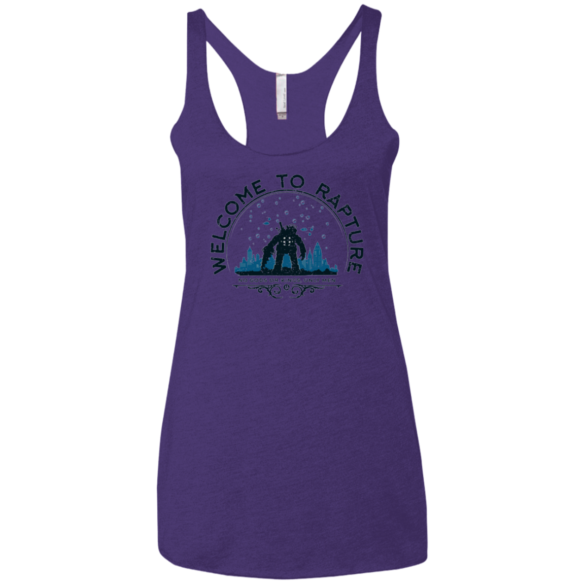 Welcome to Rapture Women's Triblend Racerback Tank