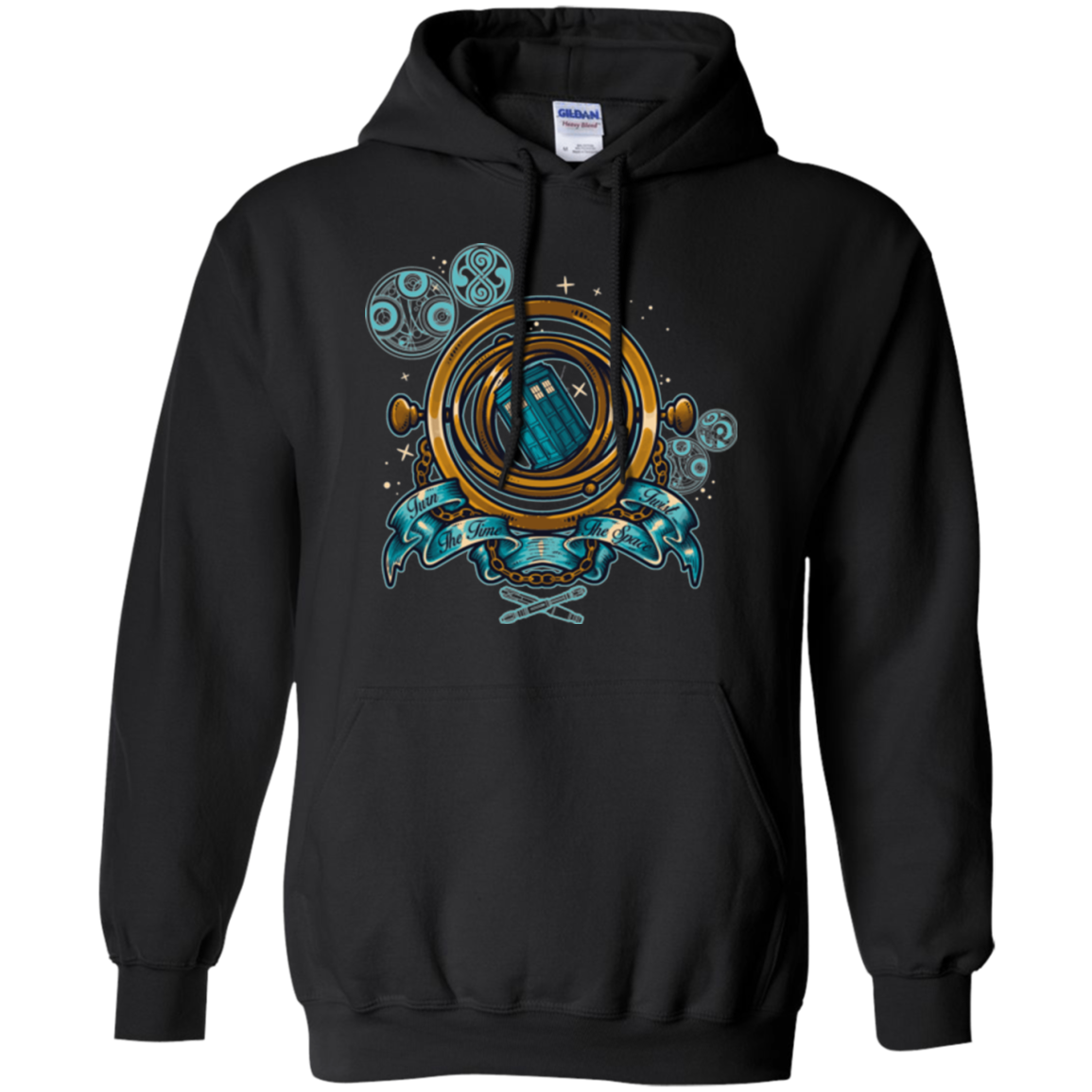 TURN THE TIME TWIST THE SPACE Pullover Hoodie