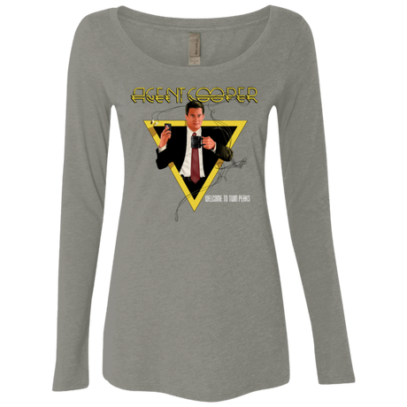 Agent Cooper Women's Triblend Long Sleeve Shirt