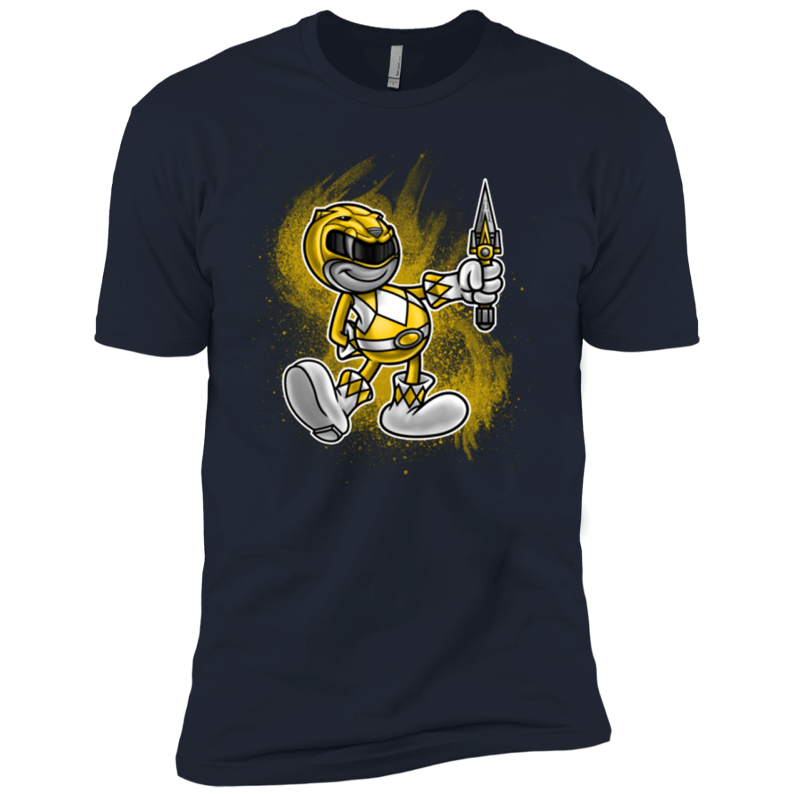 Yellow Ranger Artwork Boys Premium T-Shirt