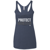 Protect This House Women's Triblend Racerback Tank