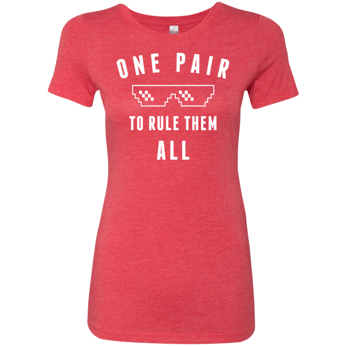 One pair Women's Triblend T-Shirt