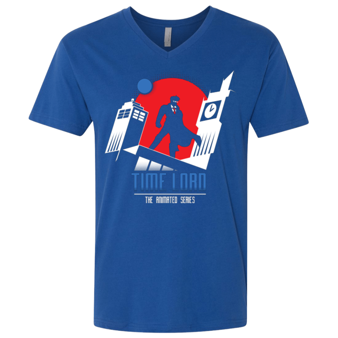 Time Lord Animated Series Men's Premium V-Neck