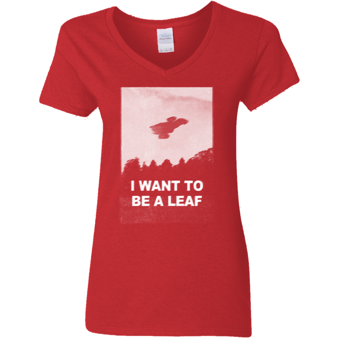 Be Leaf Women's V-Neck T-Shirt