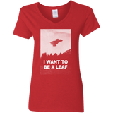 Be Leaf Women's V-Neck T-Shirt