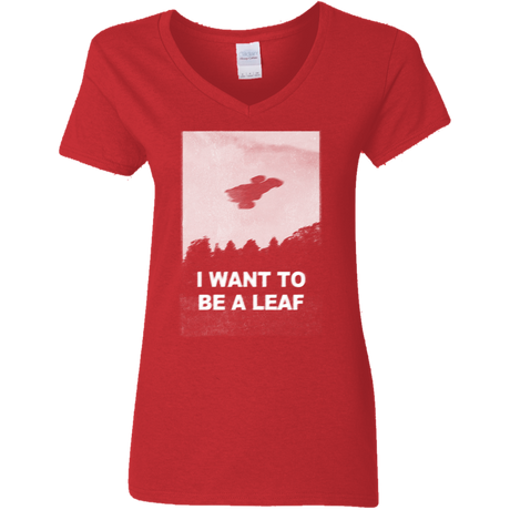 Be Leaf Women's V-Neck T-Shirt