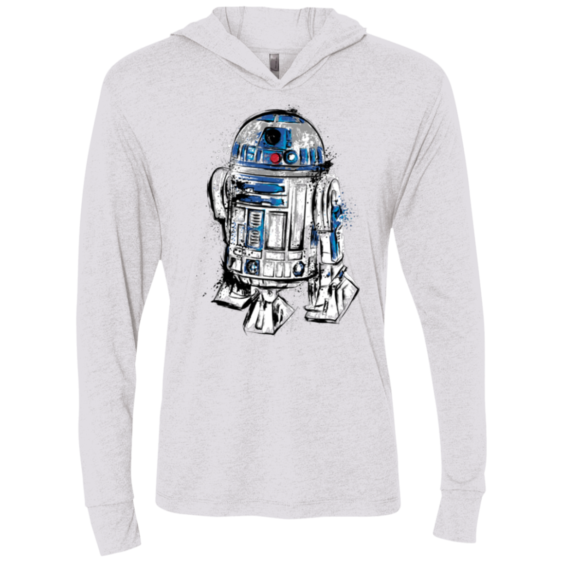 More than a droid Triblend Long Sleeve Hoodie Tee
