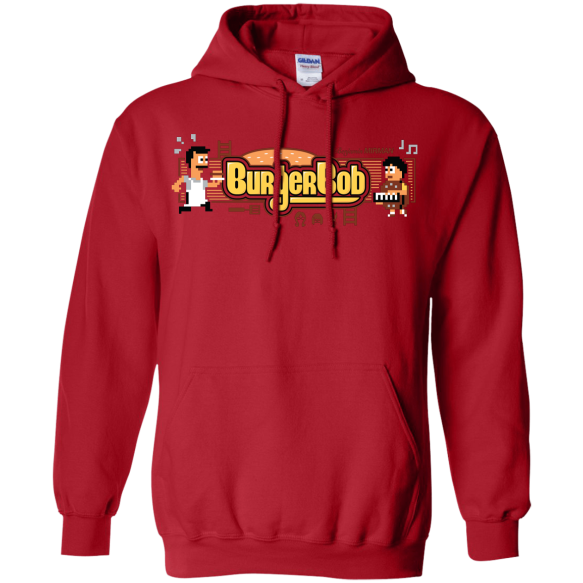 Burger Bob Pullover Hoodie