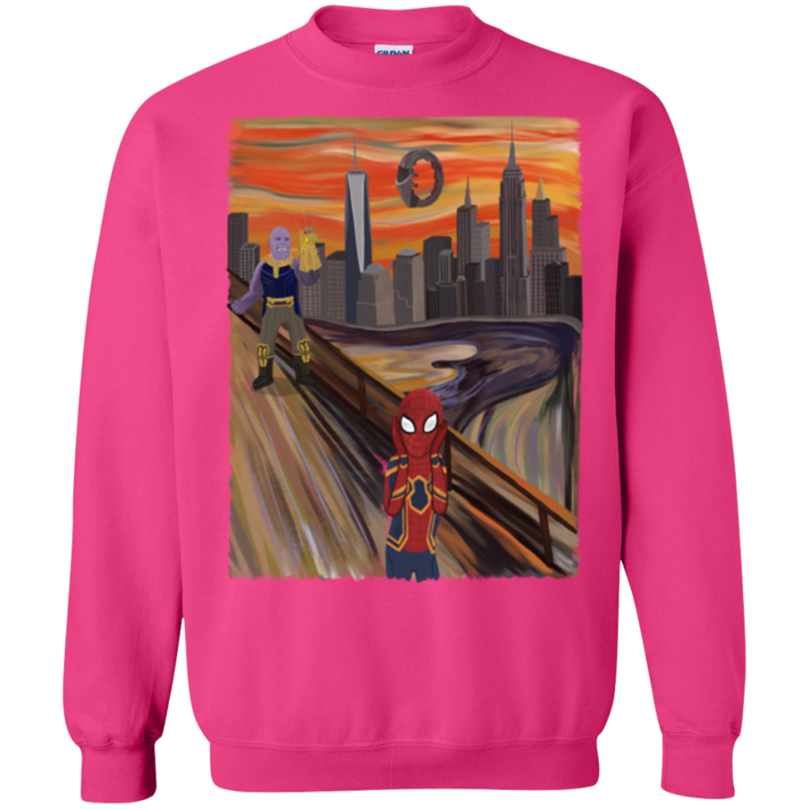 Spider Scream Crewneck Sweatshirt