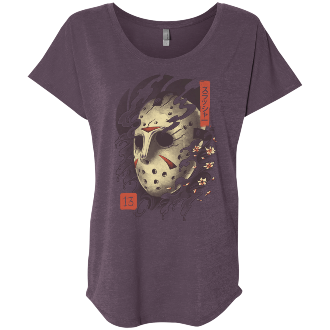 Oni Jason Mask Triblend Dolman Sleeve