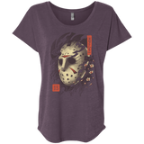 Oni Jason Mask Triblend Dolman Sleeve