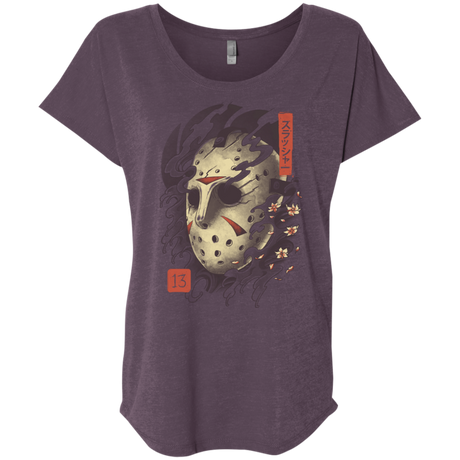 Oni Jason Mask Triblend Dolman Sleeve