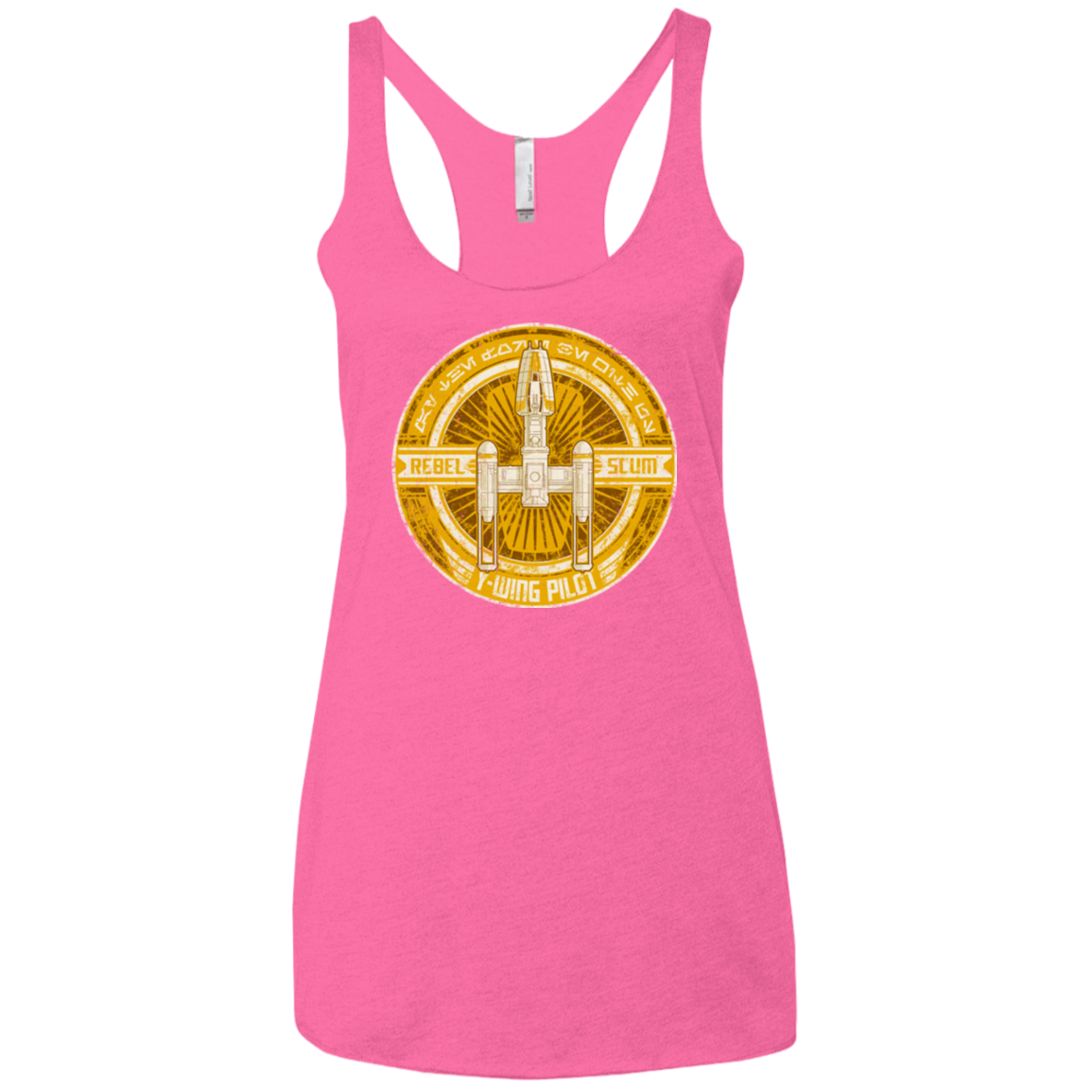 Y-Wing Scum Women's Triblend Racerback Tank