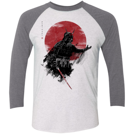 Darth Samurai Men's Triblend 3/4 Sleeve