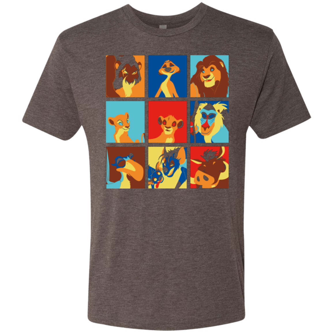 Lion Pop Men's Triblend T-Shirt