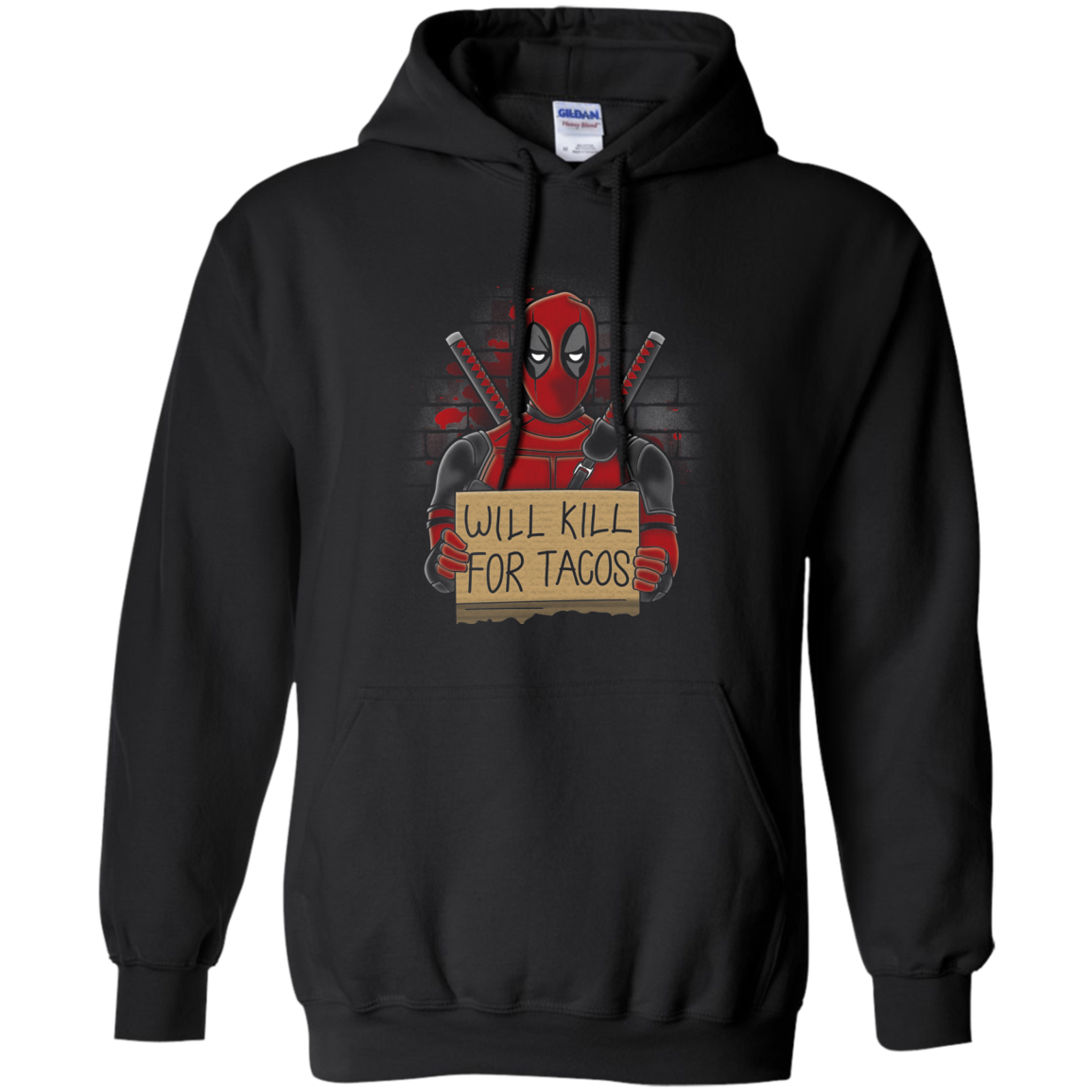 Will Kill for Tacos Pullover Hoodie