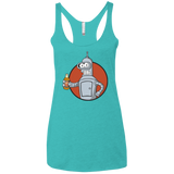 Vault bot Women's Triblend Racerback Tank