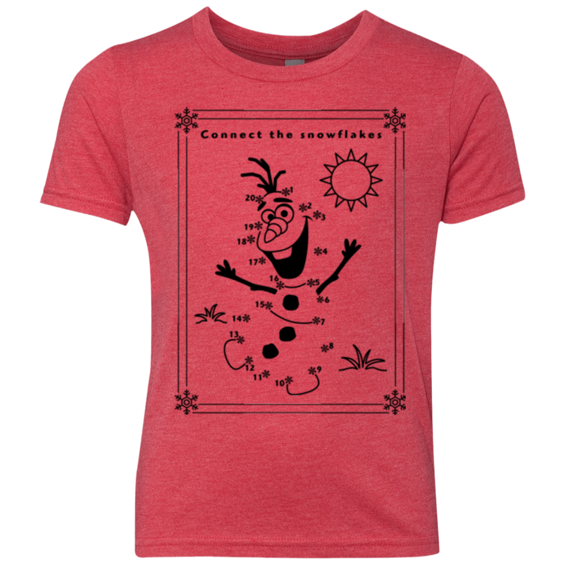 Connect the snowflakes Youth Triblend T-Shirt