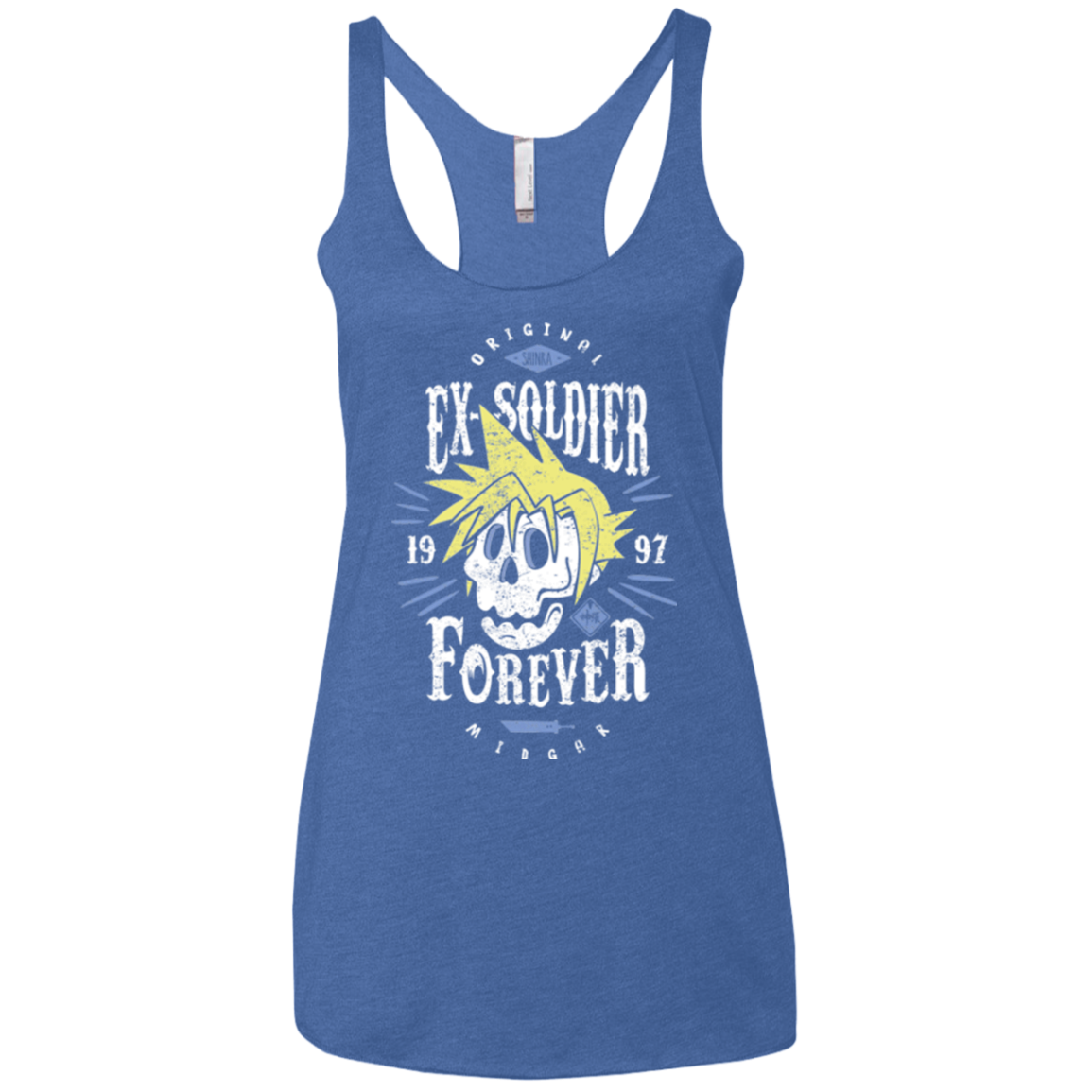 Ex-Soldier Forever Women's Triblend Racerback Tank