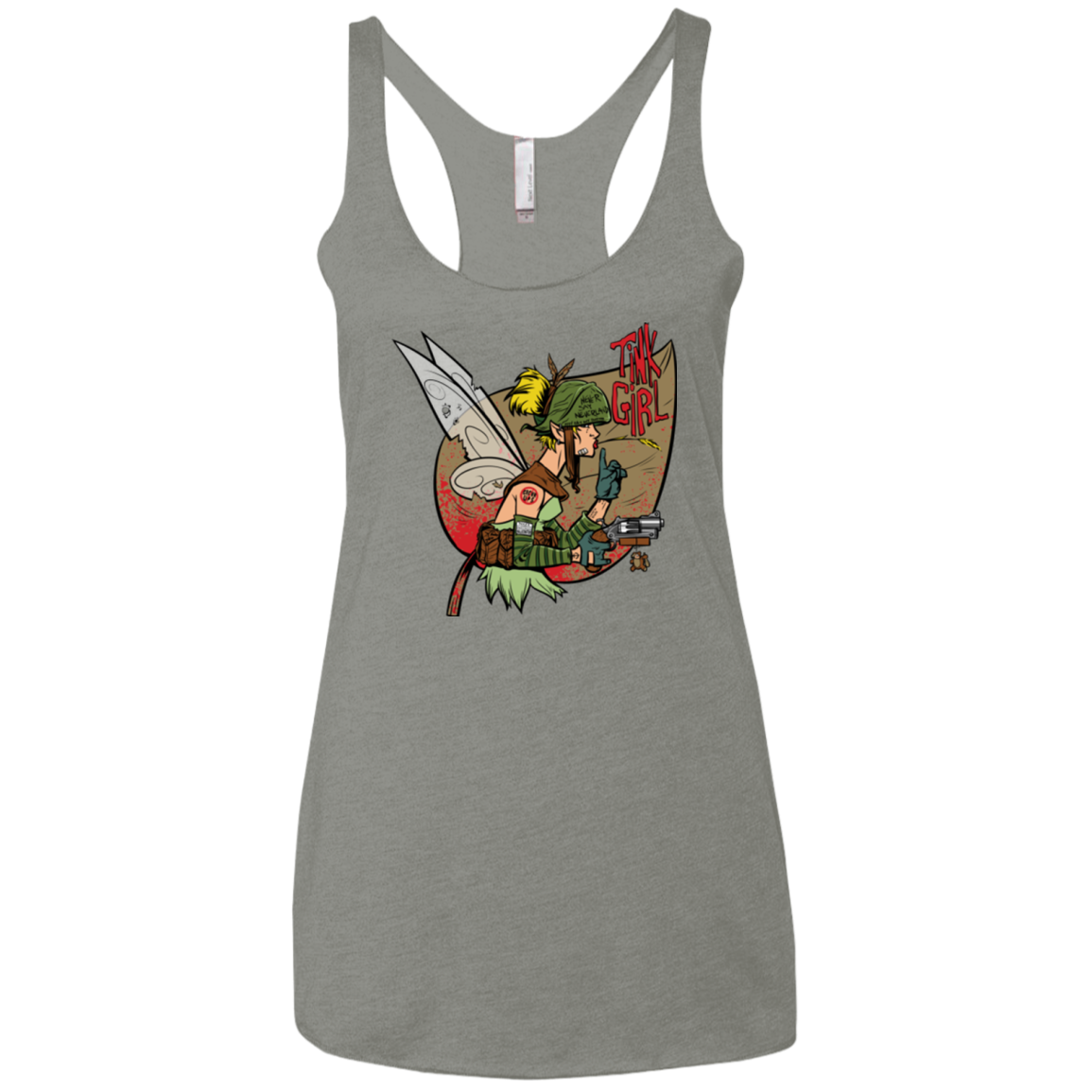 Tink Girl Women's Triblend Racerback Tank