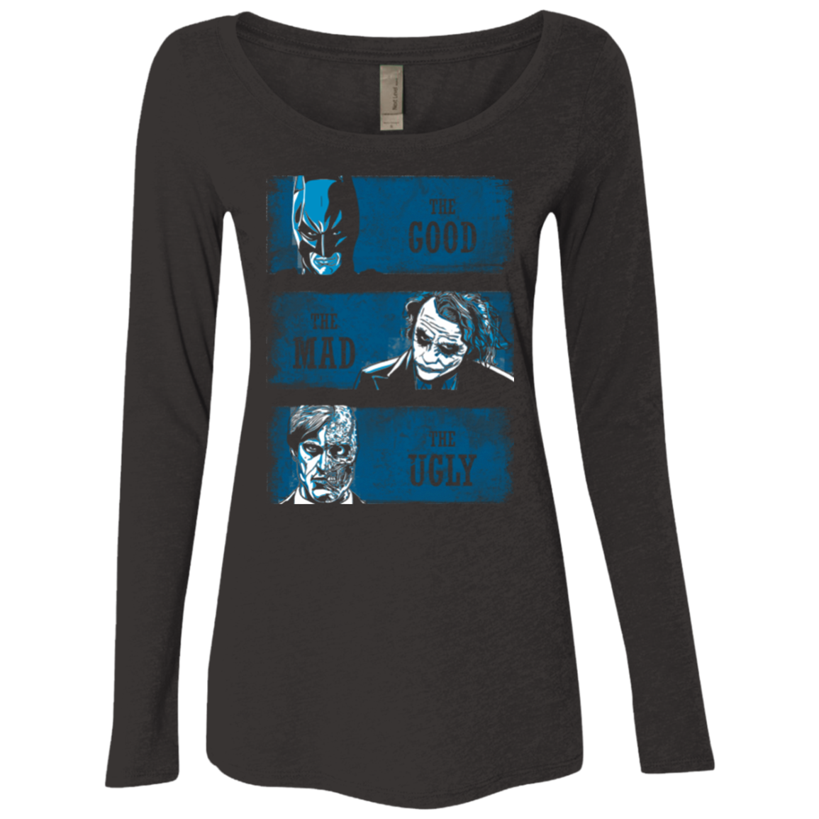 The Good the Mad and the Ugly Women's Triblend Long Sleeve Shirt