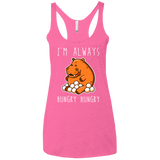 Hungry Hungry Women's Triblend Racerback Tank