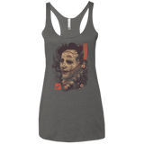 Oni Leather Mask Women's Triblend Racerback Tank