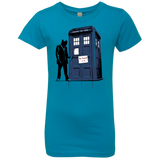 Exit Through Tardis Girls Premium T-Shirt