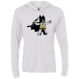 Batsy Lego Triblend Long Sleeve Hoodie Tee