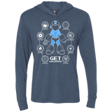 Get Equipped Triblend Long Sleeve Hoodie Tee