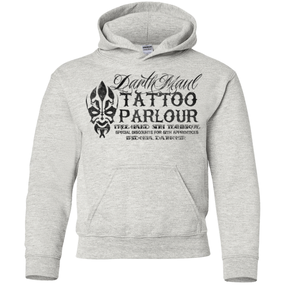 Darth Maul Tattoo Parlour Youth Hoodie