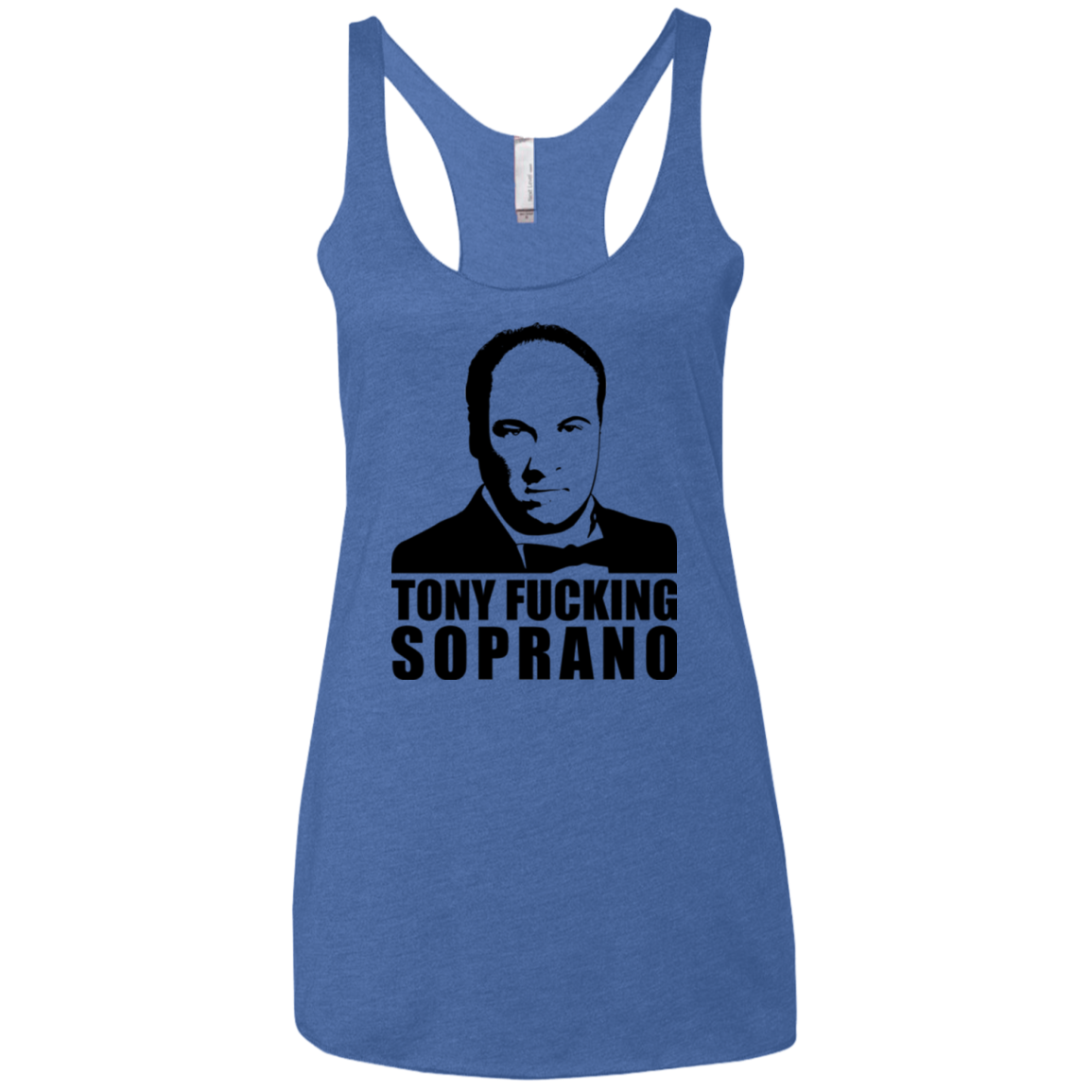 Tony Fucking Soprano Women's Triblend Racerback Tank