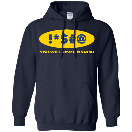 Swearing Never Finnish Pullover Hoodie