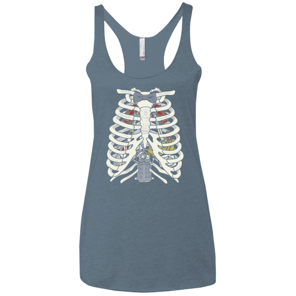 Doctor Inside Women's Triblend Racerback Tank