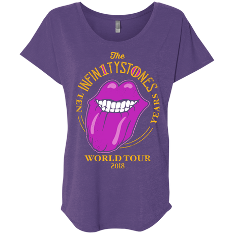 Stones World Tour Triblend Dolman Sleeve