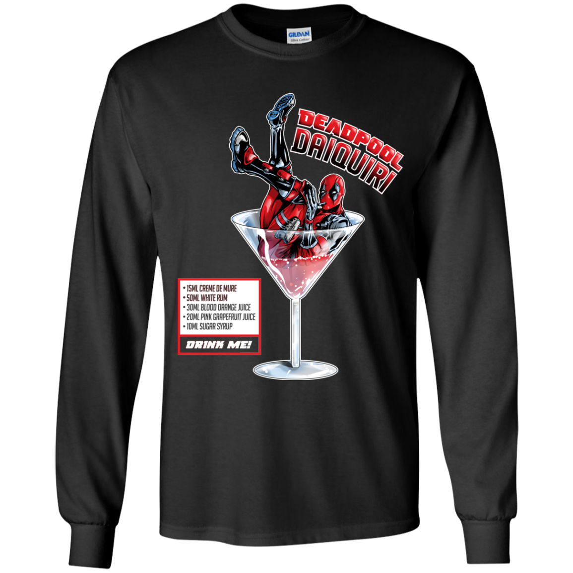 Deadpool Daiquiri Youth Long Sleeve T-Shirt