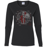 Death Star Plan Women's Long Sleeve T-Shirt