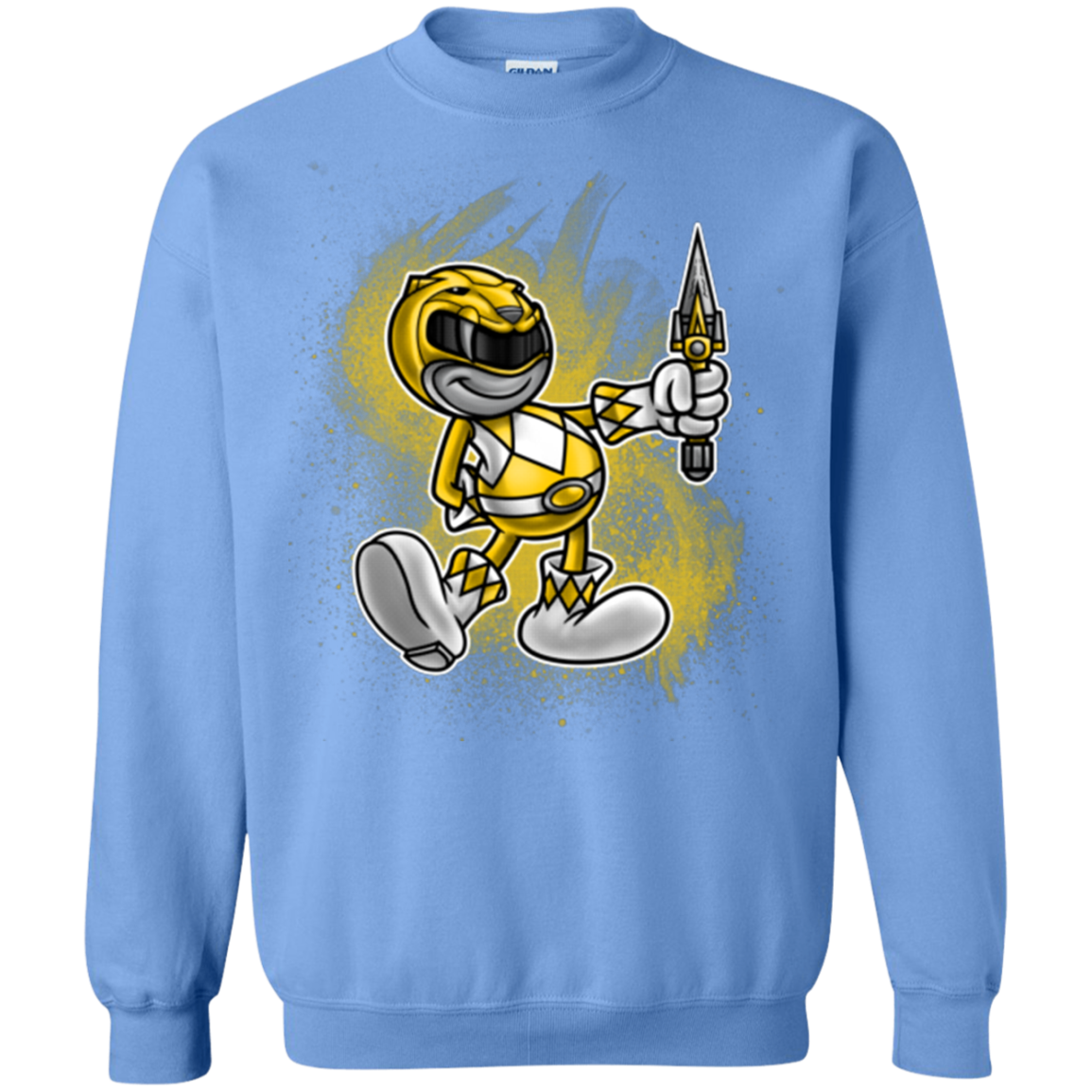 Yellow Ranger Artwork Crewneck Sweatshirt