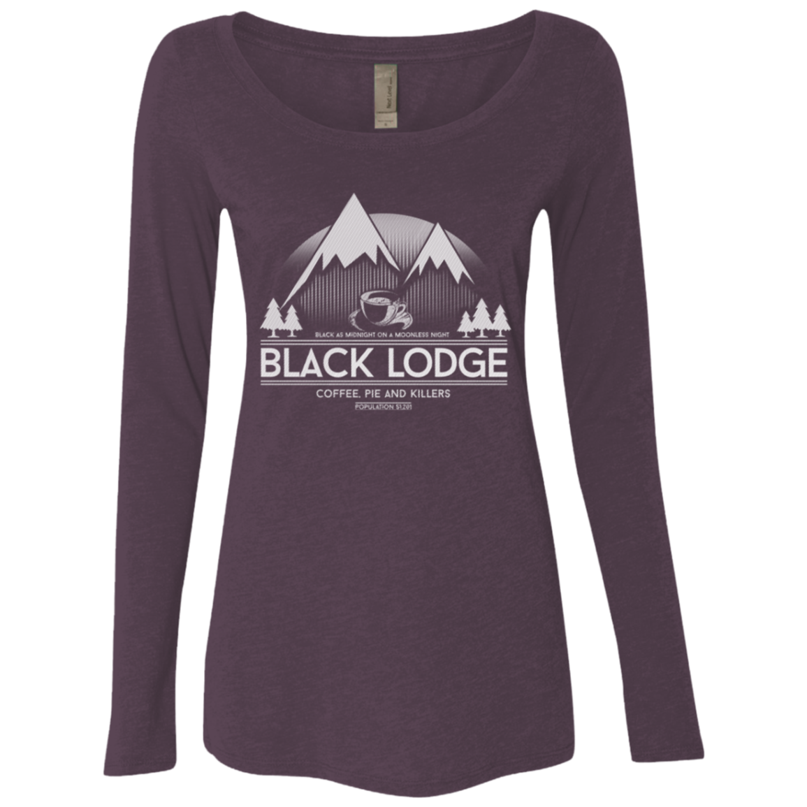 Black Lodge Women's Triblend Long Sleeve Shirt