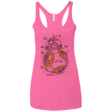 BB-8 Plan Women's Triblend Racerback Tank