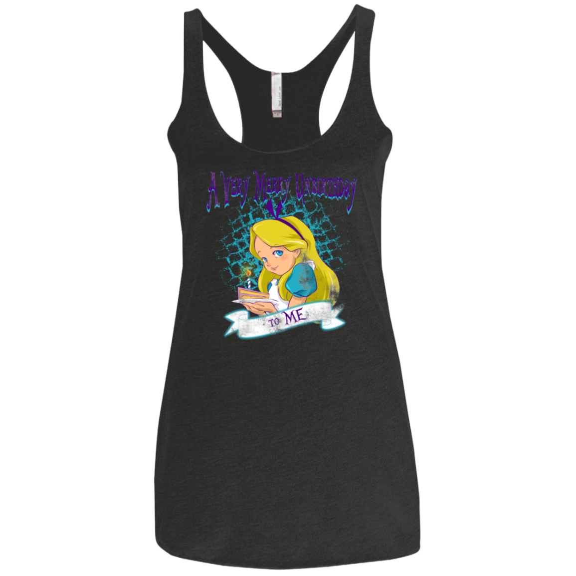 A Very Merry Un-Birthday Women's Triblend Racerback Tank