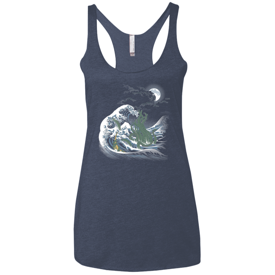 Wave Of R'lyeh Women's Triblend Racerback Tank