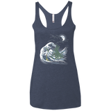 Wave Of R'lyeh Women's Triblend Racerback Tank