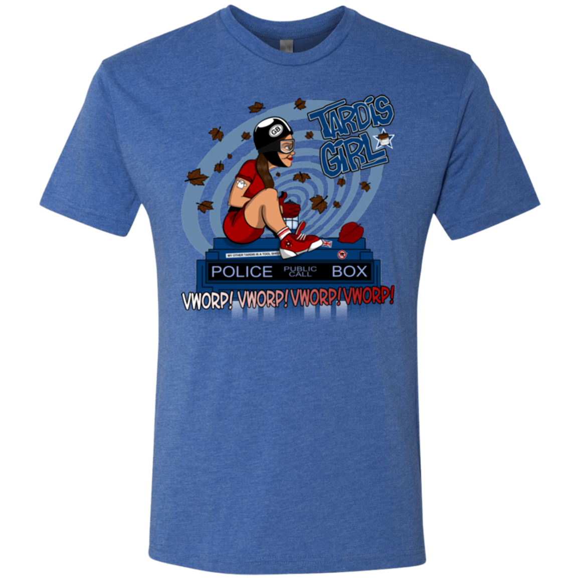 Tardis Girl Men's Triblend T-Shirt