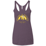 Welcome to Hogwarts Women's Triblend Racerback Tank